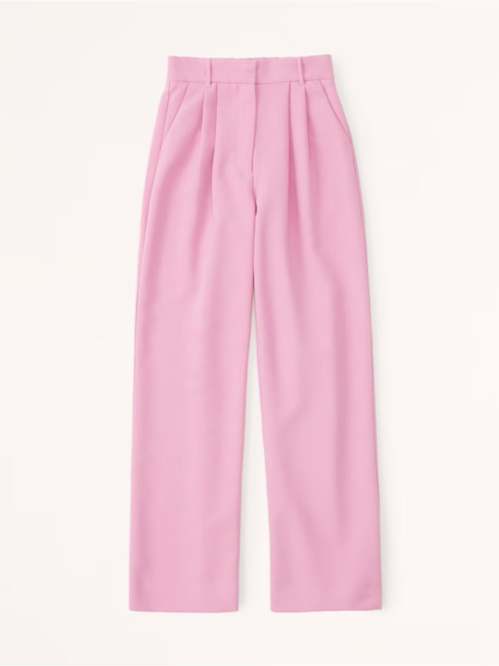 Abercrombie & Fitch Sloane Tailored Pants Women’s 27/4 Pink High Rise Trousers